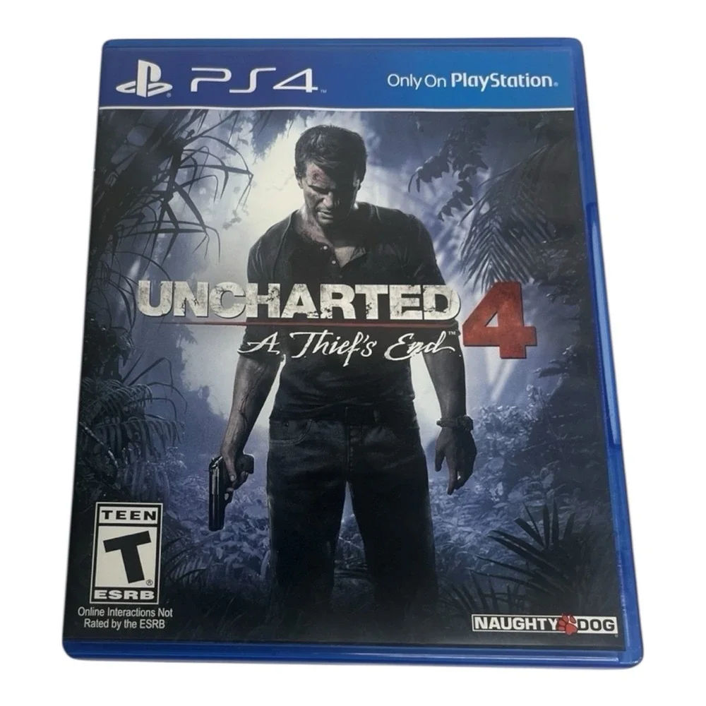 Uncharted 4 A Thief's End for PlayStation 4 PS4 Video game Teen
